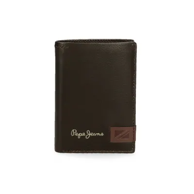 Pánská kožená peněženka PEPE JEANS Strand Brown / Hnědá, 7432032