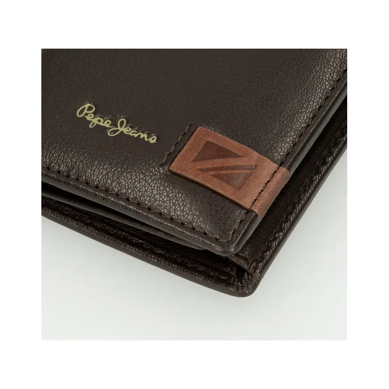 Pánská kožená peněženka PEPE JEANS Strand Brown / Hnědá, 7432032 Pánská kožená peněženka PEPE JEANS Strand Brown / Hnědá, 7432032