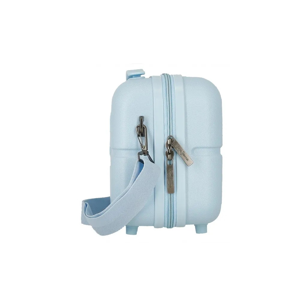 ABS Cestovný kozmetický kufrík PEPE JEANS ACCENT Azul, 21x29x15cm, 9L, 7693934