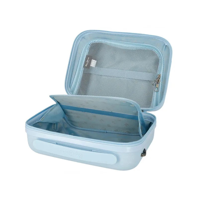 ABS Cestovní kosmetický kufřík PEPE JEANS ACCENT Azul, 21x29x15cm, 9L, 7693934