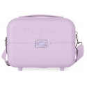 Pepe Jeans Accent Lila – cestovný kozmetický kufrík ABS 21×29×15 cm, 9L