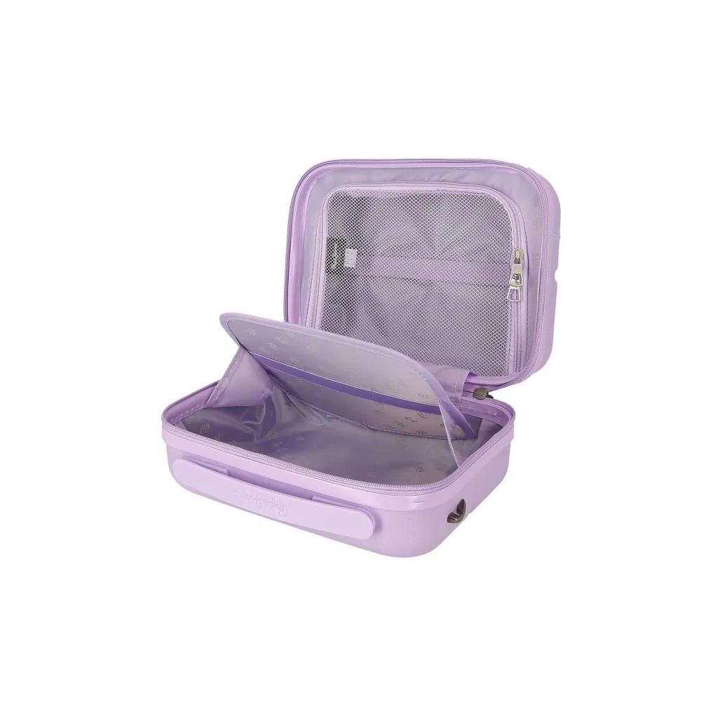 Pepe Jeans Accent Lila – cestovný kozmetický kufrík ABS 21×29×15 cm, 9L