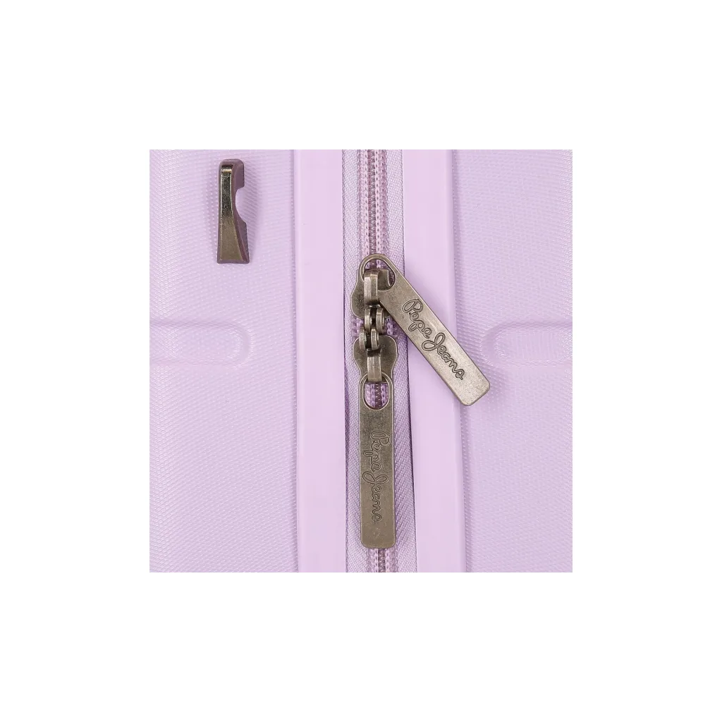 Pepe Jeans Accent Lila – cestovný kozmetický kufrík ABS 21×29×15 cm, 9L