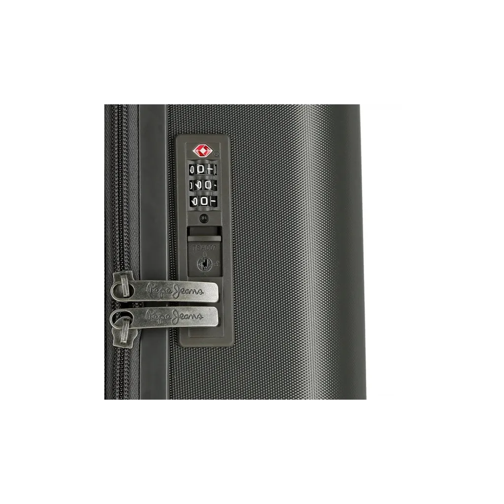 Sada luxusných ABS cestovných kufrov 70cm/55cm PEPE JEANS ACCENT Antracita, 7699531