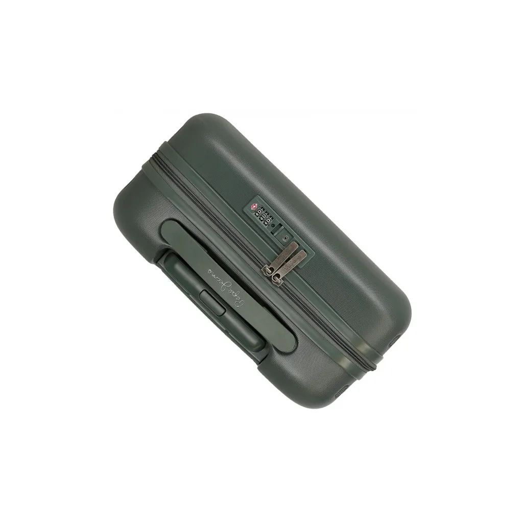 Sada luxusných ABS cestovných kufrov 70cm/55cm PEPE JEANS ACCENT Verde, 7699533