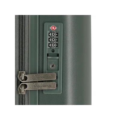 Sada luxusných ABS cestovných kufrov 70cm/55cm PEPE JEANS ACCENT Verde, 7699533 Sada luxusných ABS cestovných kufrov 70cm/55cm PEPE JEANS ACCENT Verde, 7699533