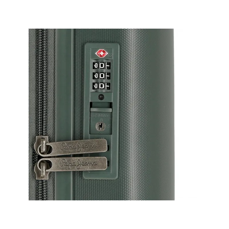 Sada luxusních ABS cestovních kufrů 70cm/55cm PEPE JEANS ACCENT Verde, 7699533