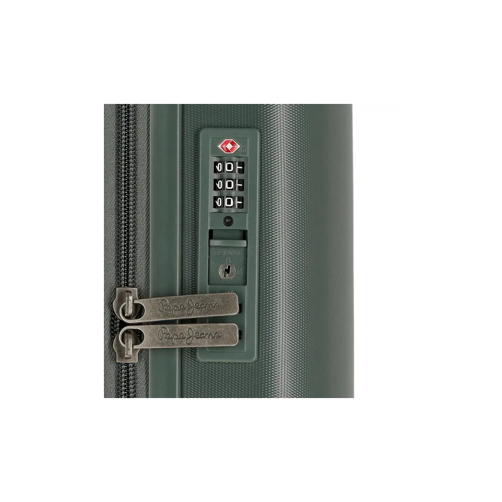Sada luxusních ABS cestovních kufrů 70cm/55cm PEPE JEANS ACCENT Verde, 7699533