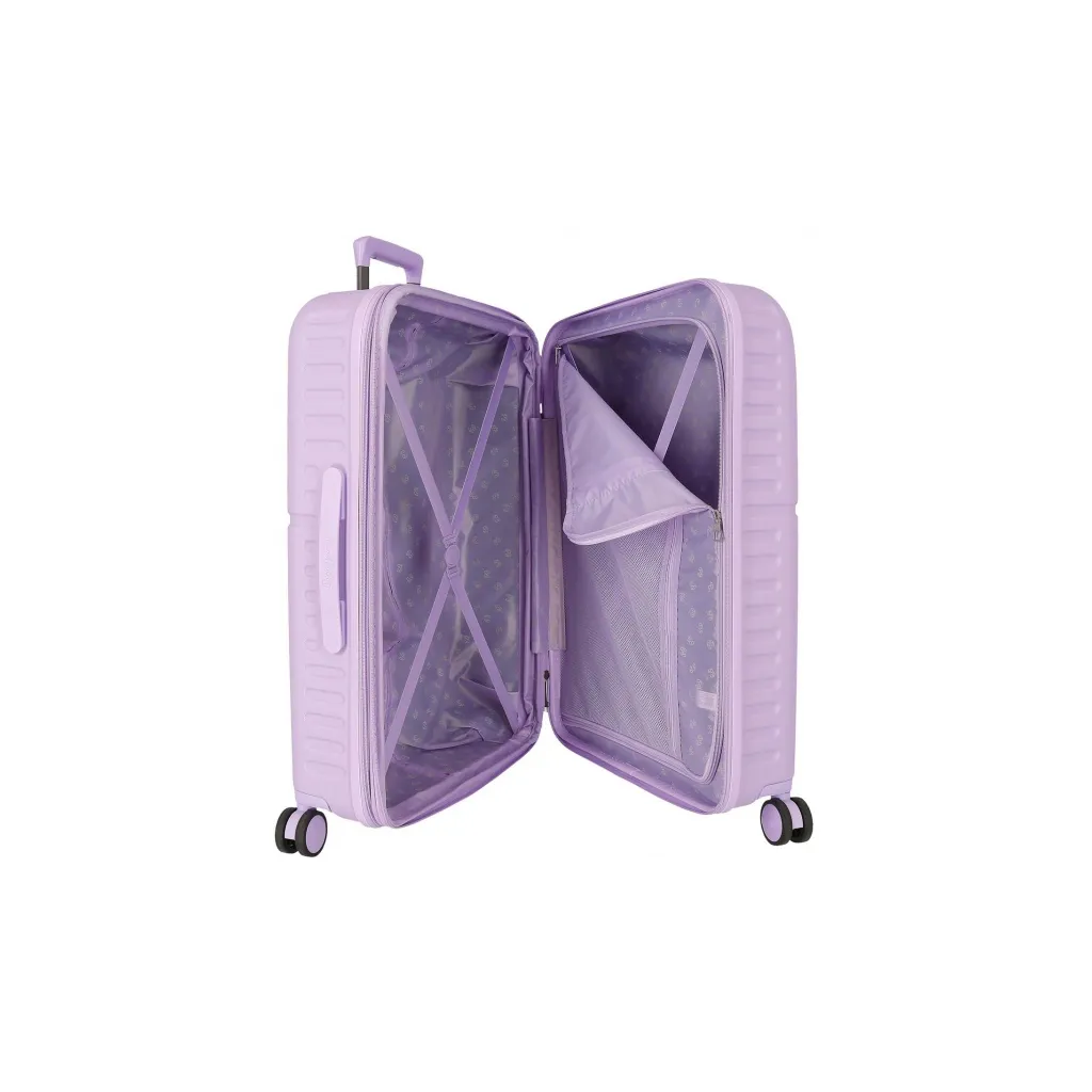 Sada luxusných ABS cestovných kufrov 70cm/55cm PEPE JEANS ACCENT Lila, 7699535