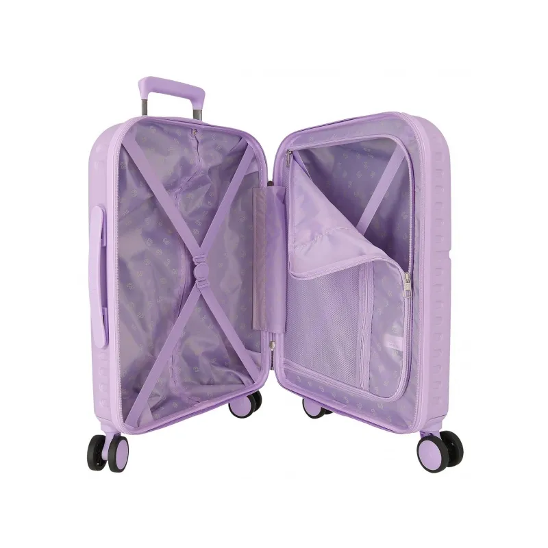 Sada luxusních ABS cestovních kufrů 70cm/55cm PEPE JEANS ACCENT Lila, 7699535