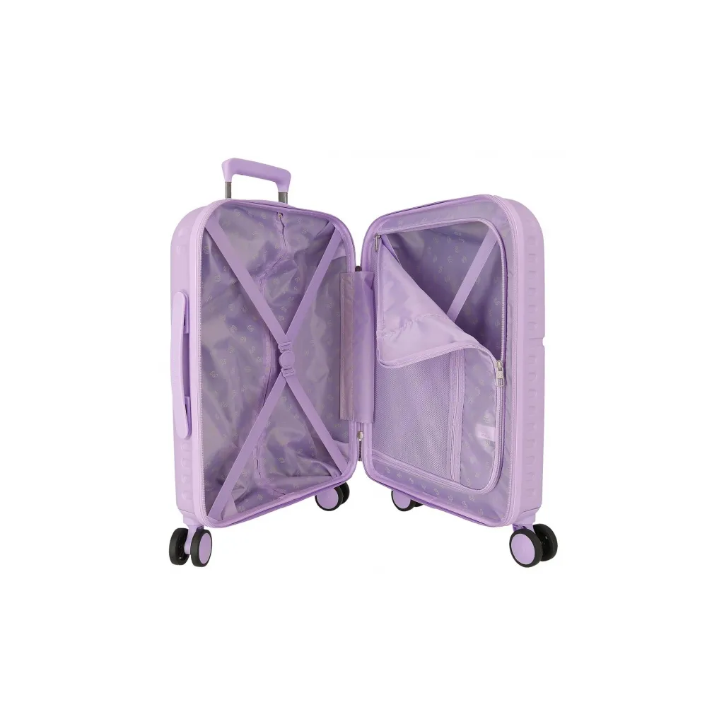 Sada luxusných ABS cestovných kufrov 70cm/55cm PEPE JEANS ACCENT Lila, 7699535