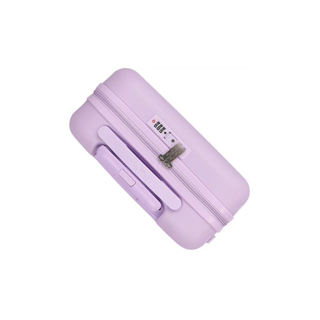 Sada luxusných ABS cestovných kufrov 70cm/55cm PEPE JEANS ACCENT Lila, 7699535