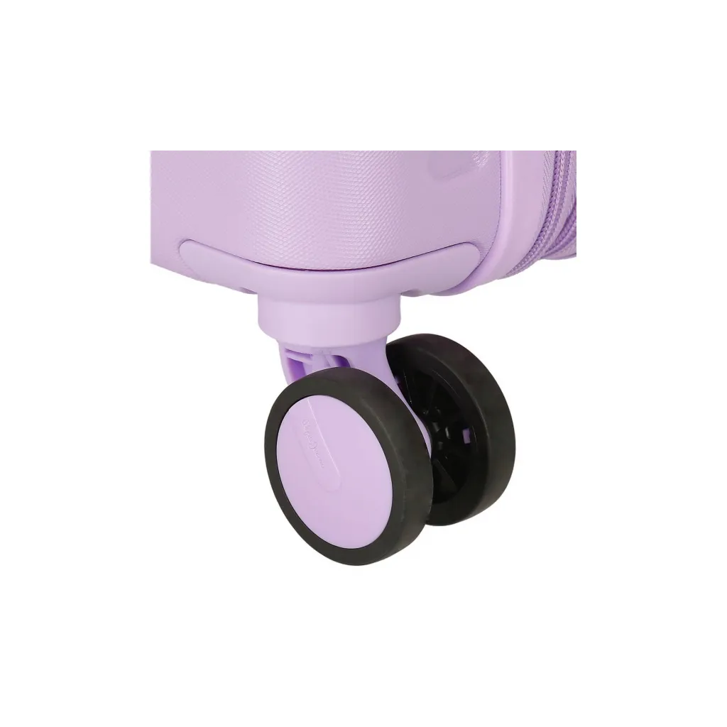 Sada luxusných ABS cestovných kufrov 70cm/55cm PEPE JEANS ACCENT Lila, 7699535