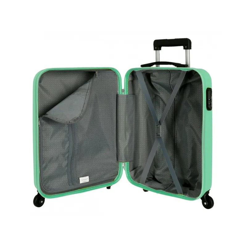 Sada ABS cestovních kufrů ROLL ROAD FLEX Turquesa, 55-65-75cm, 584946B Sada ABS cestovních kufrů ROLL ROAD FLEX Turquesa, 55-65-75cm, 584946B
