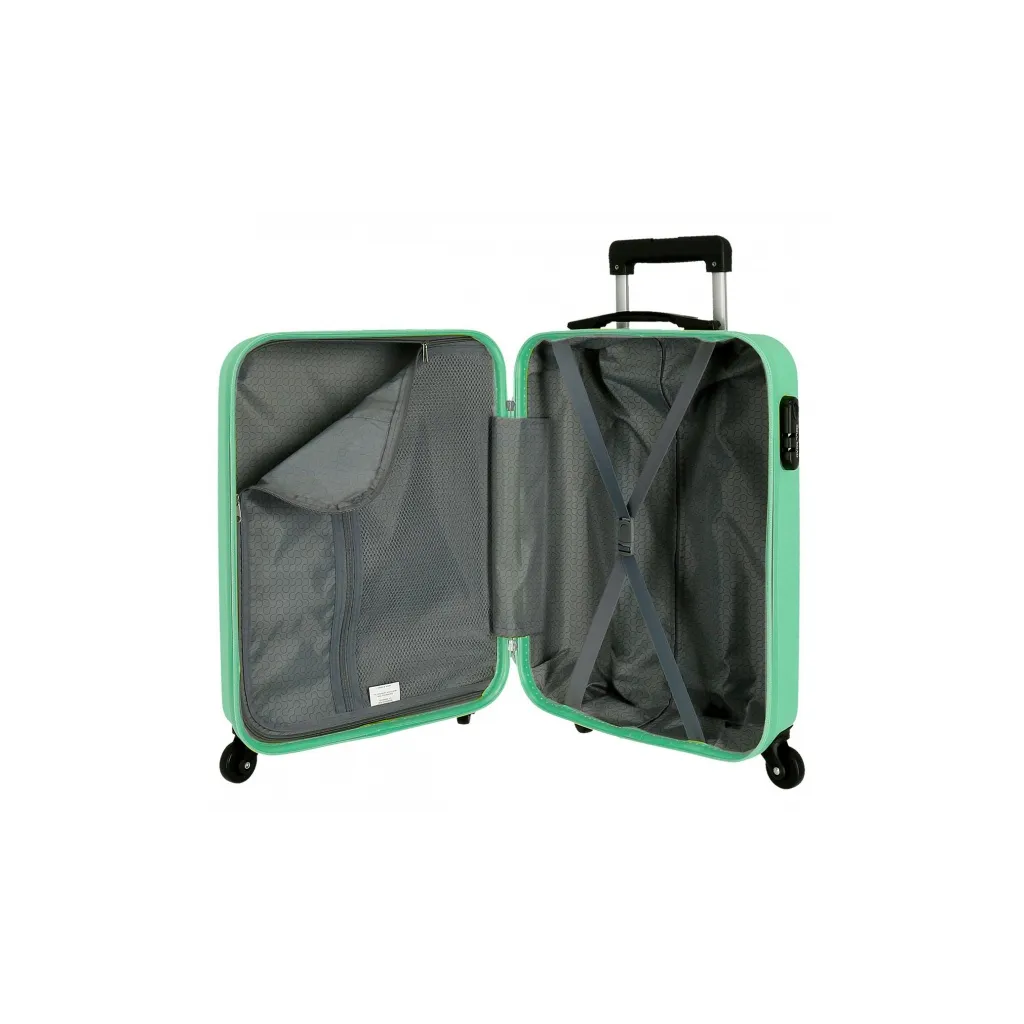 Sada ABS cestovních kufrů ROLL ROAD FLEX Turquesa, 55-65-75cm, 584946B