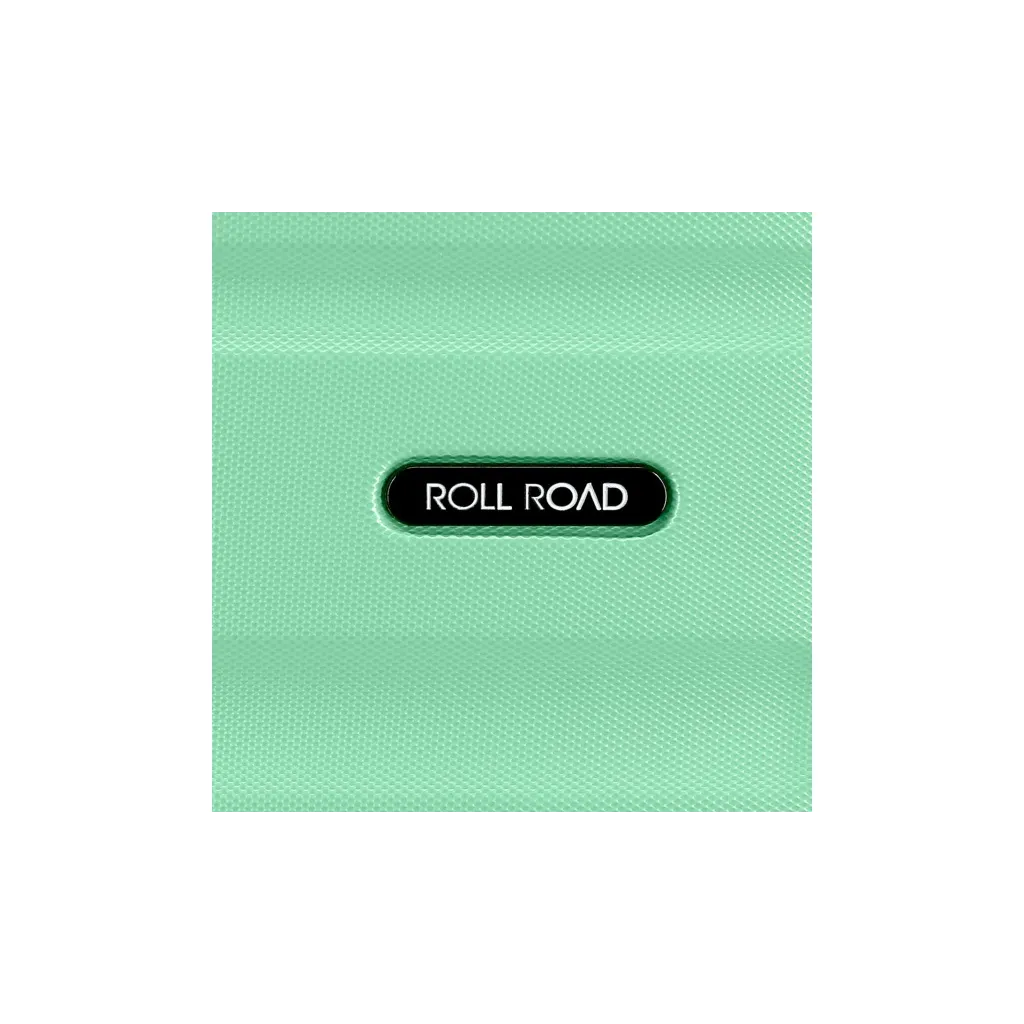 Sada ABS cestovných kufrov ROLL ROAD Flex Turquesa – 3 veľkosti s otočnými kolieskami, 584946B