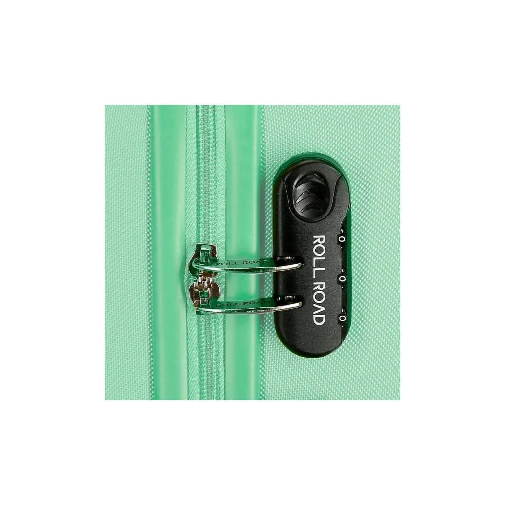 Sada ABS cestovních kufrů ROLL ROAD FLEX Turquesa, 55-65-75cm, 584946B