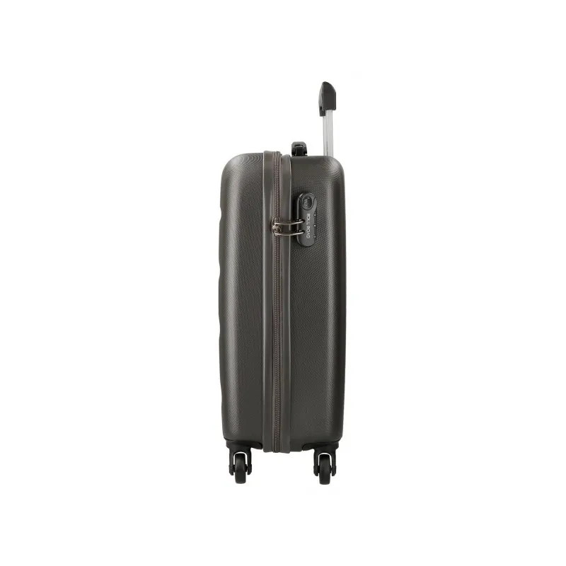 ROLL ROAD Flex Antracita, ABS Cestovný kufor, 55x38x20cm, 35L – antracitový kufor ROLL ROAD Flex Antracita, ABS Cestovný kufor, 55x38x20cm, 35L – antracitový kufor