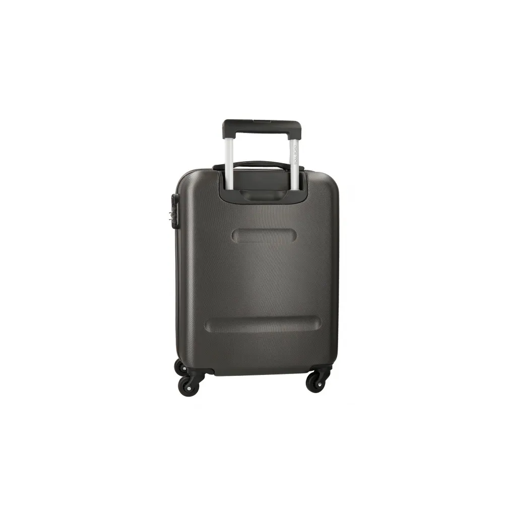 ROLL ROAD Flex Antracita, ABS Cestovný kufor, 55x38x20cm, 35L – antracitový kufor