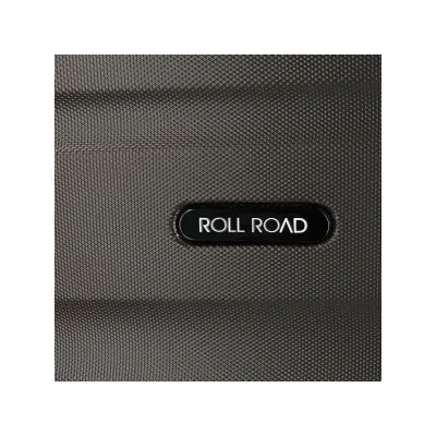 ROLL ROAD Flex Antracita, ABS Cestovný kufor, 55x38x20cm, 35L – antracitový kufor ROLL ROAD Flex Antracita, ABS Cestovný kufor, 55x38x20cm, 35L – antracitový kufor
