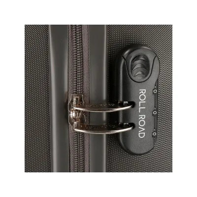 ROLL ROAD Flex Antracita, ABS Cestovný kufor, 55x38x20cm, 35L – antracitový kufor ROLL ROAD Flex Antracita, ABS Cestovný kufor, 55x38x20cm, 35L – antracitový kufor