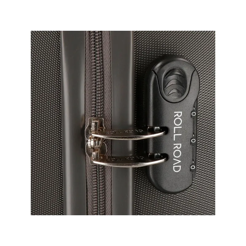 ROLL ROAD Flex Antracita, ABS Cestovný kufor, 55x38x20cm, 35L – antracitový kufor ROLL ROAD Flex Antracita, ABS Cestovný kufor, 55x38x20cm, 35L – antracitový kufor