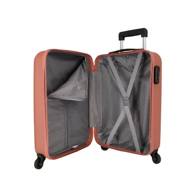 ROLL ROAD Flex Nude, ABS Cestovný kufor, 55x38x20cm, 35L – svetlý kufor na cesty ROLL ROAD Flex Nude, ABS Cestovný kufor, 55x38x20cm, 35L – svetlý kufor na cesty
