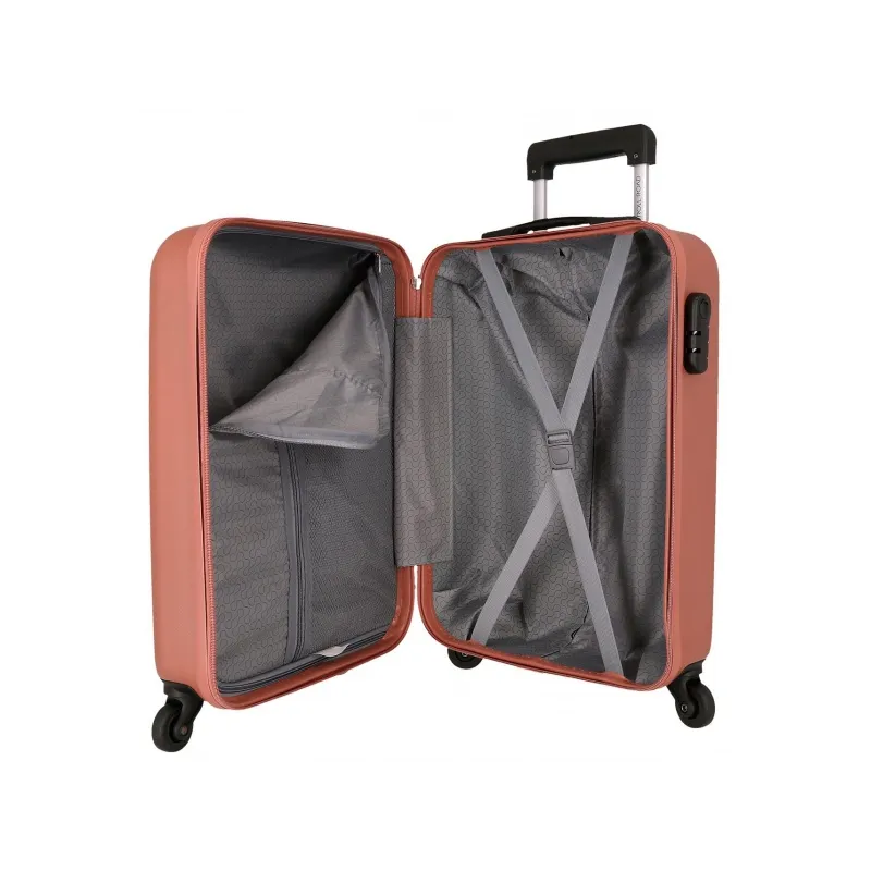 ROLL ROAD Flex Nude, ABS Cestovný kufor, 55x38x20cm, 35L – svetlý kufor na cesty ROLL ROAD Flex Nude, ABS Cestovný kufor, 55x38x20cm, 35L – svetlý kufor na cesty