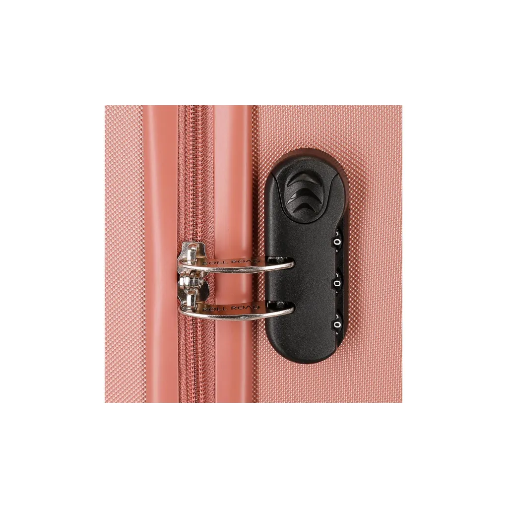 ROLL ROAD Flex Nude, ABS Cestovný kufor, 55x38x20cm, 35L – svetlý kufor na cesty