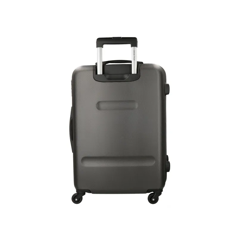 Sada ABS cestovních kufrů ROLL ROAD FLEX Black/Antracita, 55-65cm, 5849561 Sada ABS cestovních kufrů ROLL ROAD FLEX Black/Antracita, 55-65cm, 5849561