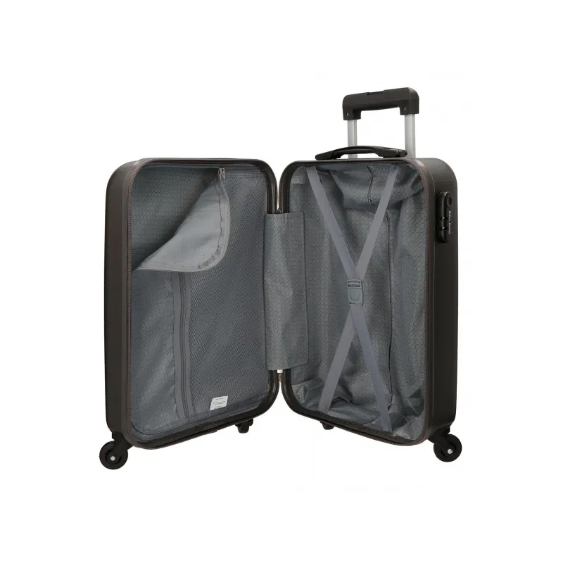 Sada ABS cestovních kufrů ROLL ROAD FLEX Black/Antracita, 55-65cm, 5849561 Sada ABS cestovních kufrů ROLL ROAD FLEX Black/Antracita, 55-65cm, 5849561