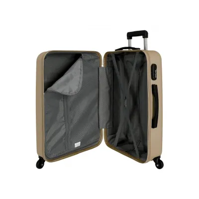 ABS Cestovní kufr ROLL ROAD FLEX Champagne, 65x46x23cm, 56L, 5849269 (medium) ABS Cestovní kufr ROLL ROAD FLEX Champagne, 65x46x23cm, 56L, 5849269 (medium)