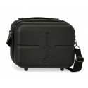ABS Cestovný kozmetický kufrík PEPE JEANS HIGHLIGHT Negro, 21x29x15cm, 9L, 7683921