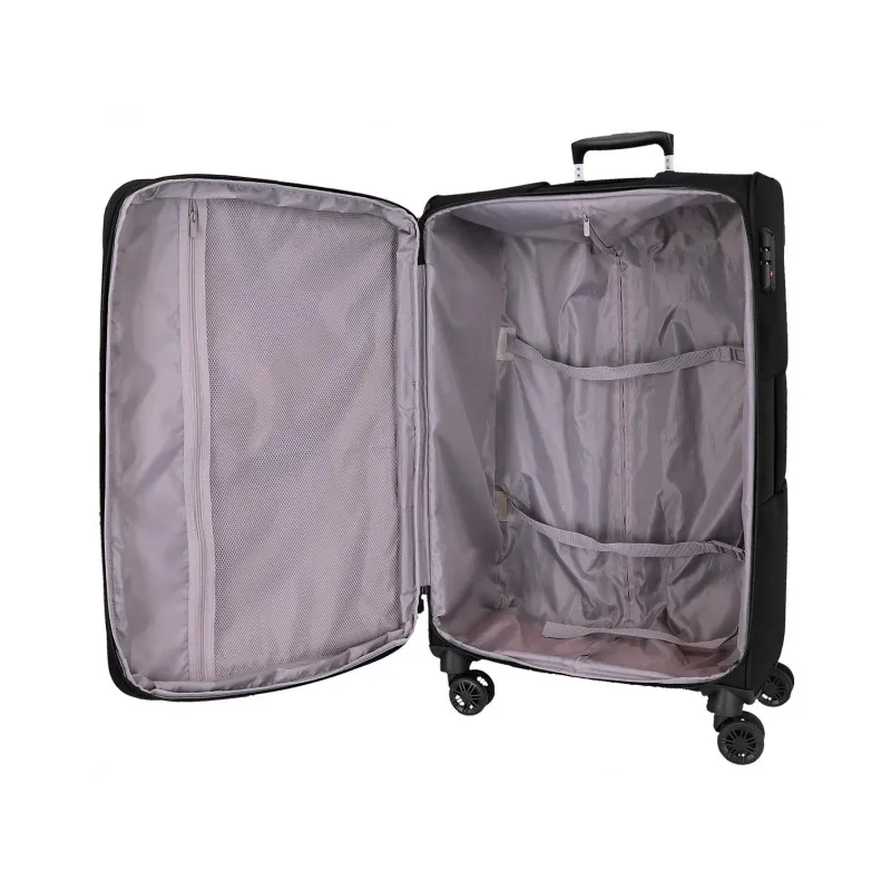 MOVOM Atlanta Black, Sada luxusných textilných cestovných kufrov, 77cm/66cm/55cm, 5318421 MOVOM Atlanta Black, Sada luxusných textilných cestovných kufrov, 77cm/66cm/55cm, 5318421