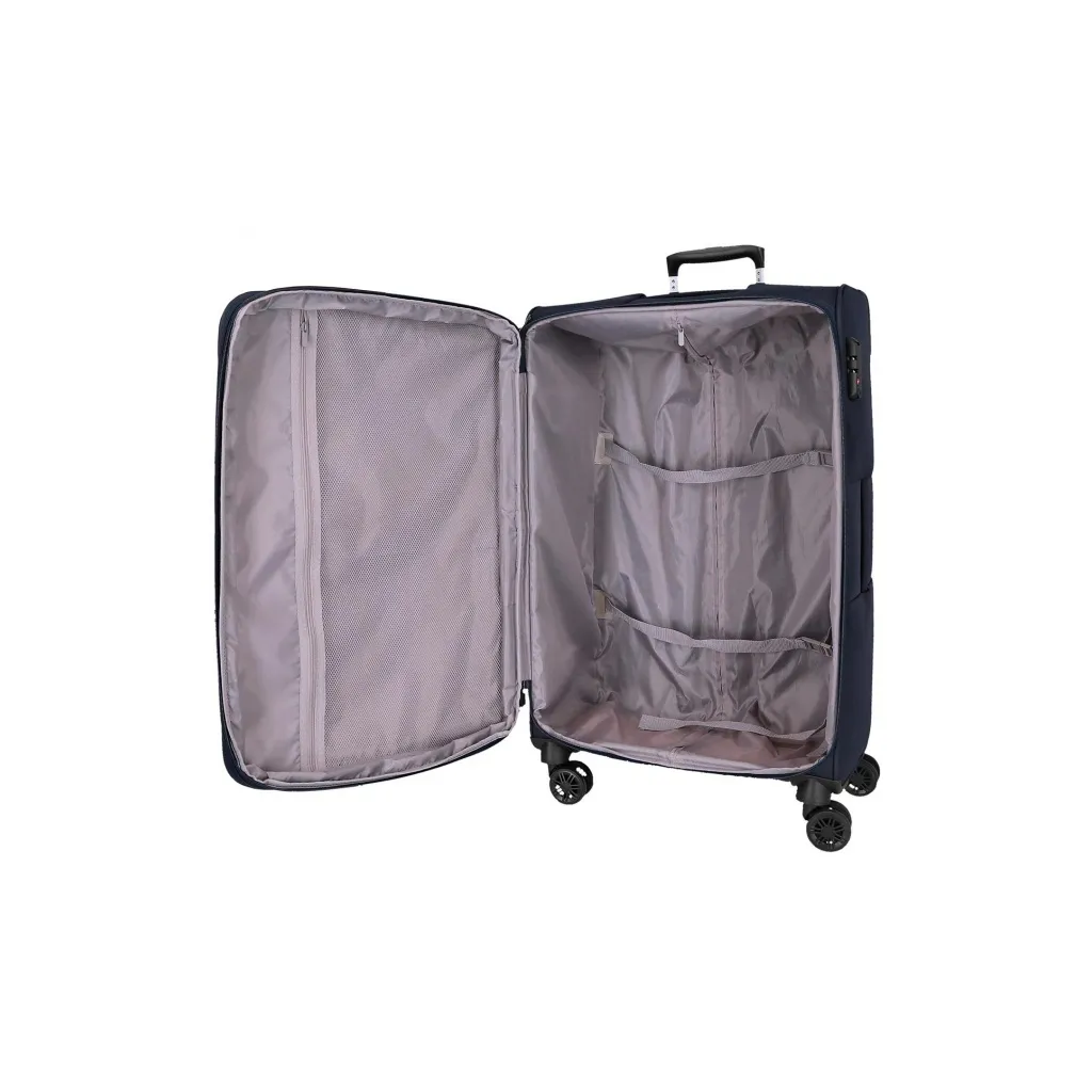 Sada luxusných textilných cestovných kufrov MOVOM Atlanta Azul, 77cm/66cm/55cm, 5318422