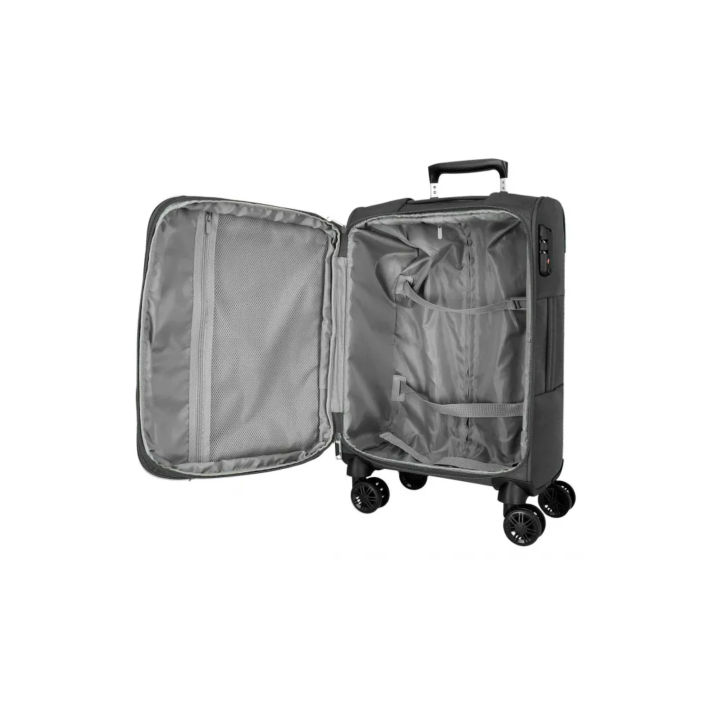 MOVOM Atlanta Grey, Sada luxusných textilných cestovných kufrov, 77cm/66cm/55cm, 5318423