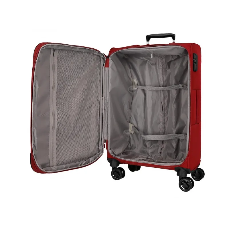 MOVOM Atlanta Red, Sada luxusných textilných cestovných kufrov, 77cm/66cm/55cm, 5318424 MOVOM Atlanta Red, Sada luxusných textilných cestovných kufrov, 77cm/66cm/55cm, 5318424