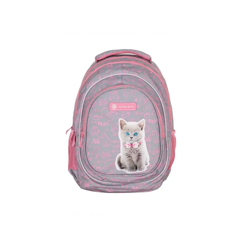 ASTRABAG Školní batoh pro první stupeň PINK KITTY, AB330, 502022139 ASTRABAG Školní batoh pro první stupeň PINK KITTY, AB330, 502022139
