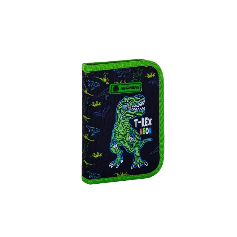 ASTRABAG Vyklápěcí penál bez náplně T-REX NEON, AC1, 503023018 ASTRABAG Vyklápěcí penál bez náplně T-REX NEON, AC1, 503023018