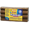 ASTRA Plastelína 1kg Hnědá, 303111022