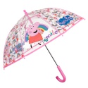 Detský dáždnik PEPPA PIG Transparent, 75107