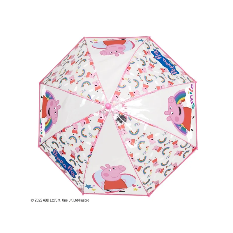 Dětský deštník PEPPA PIG Transparent, 75107