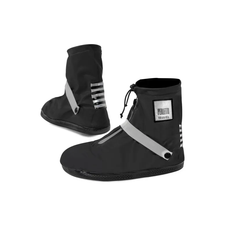 Kvalitní nepromokavé návleky na obuv, velikost S 36/39, Nero/Argento, 95030 Kvalitní nepromokavé návleky na obuv, velikost S 36/39, Nero/Argento, 95030
