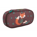 Školský peračník / puzdro Perletti Green, Fox & Hedgehog, 14400