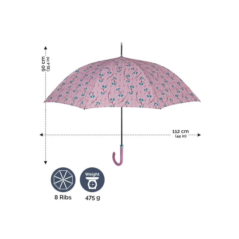 Technology XL, Dámský automatický deštník Fiori/fialová, 21774