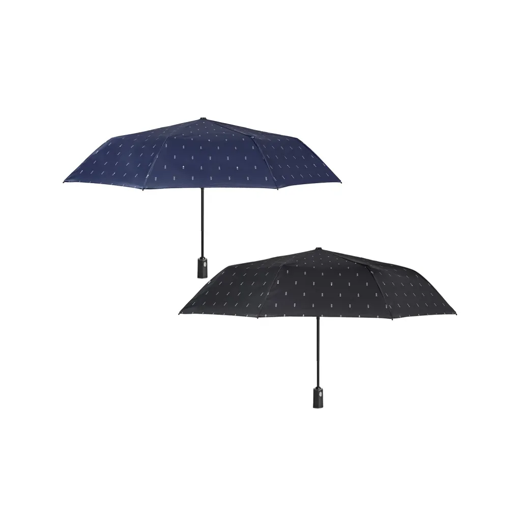 Time, Pánsky plnoautomatický dáždnik skladací Geometrico / modrý, 26401