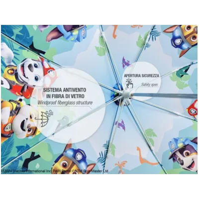 Detský dáždnik Perleti Kids "Paw Patrol", 75154 Detský dáždnik Perleti Kids "Paw Patrol", 75154