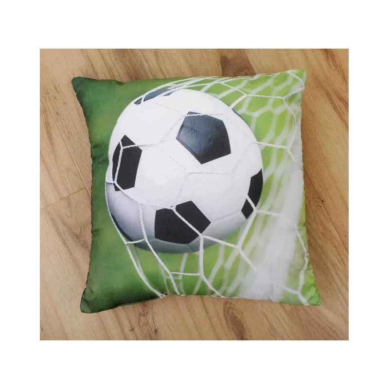 Obojstranný dekoračný vankúšik 40/40cm FUTBAL