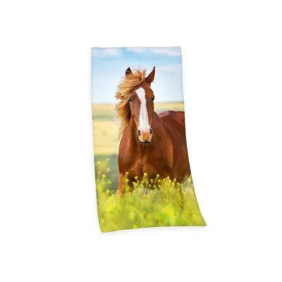 Bavlněná osuška 75/150cm Horse Freedom