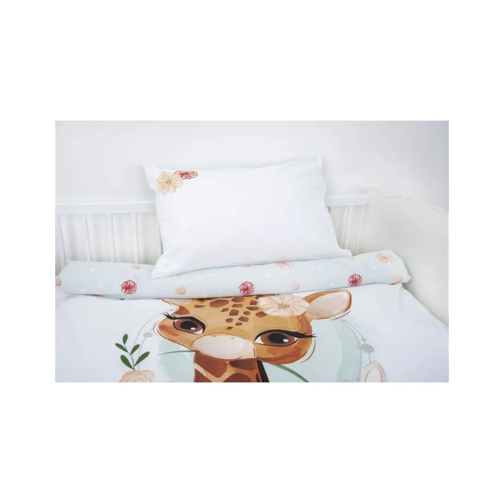 Green, Detské obliečky do postieľky MALÁ ŽIRAFA, 100/135+40/60